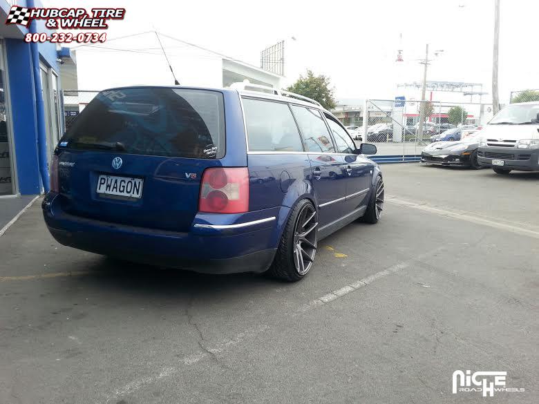 vehicle gallery/volkswagen passat niche targa m129  Anthracite wheels and rims